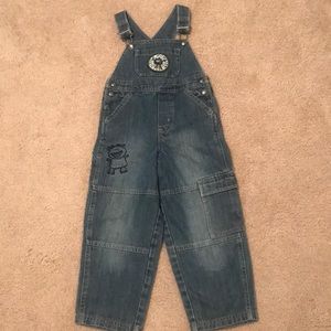 Koala Kids Little Monsters Themed Overalls NWOT